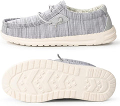 Boys & Girls Slip-on Casual Loafer Kids Canvas Sneakers Toddler Walking Shoes Comfortable & Lightweight (Toddler/Little Kid)