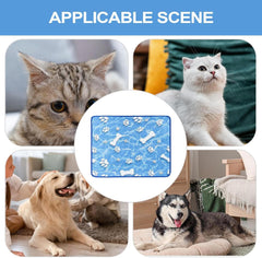Cooling Mat for Dogs | Cool Mat for Dogs | Portable Anti-Slip Breathable Cushion Bed Blanket for Boat Travel Car Outdoor Camping