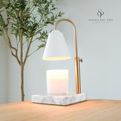 Candle Warmer Lamp with Adjustable Height & Dimmable Function, Scented Wax Melter, Birthday, Mother’s Day, Housewarming Gifts, Spring & Easter Decorations for Home, Bedroom, Living Room, Office, Gold