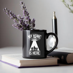 My Ride | Alien Flying Saucer UFO Abduction T b Coffee Mug, Gift For Men, Women, Coffee Cup 11oz - 15oz