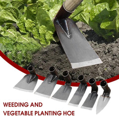 All-Steel Hardened Hollow Garden Hoe,Sharp Garden Weeding Tools,Portable Household Vegetable Garden Shovel,Ergonomic Weeding Tool,Hand Plow Hoes for Backyard Lawn Yard & Farm