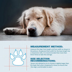 Dog Shoes, 4 Waterproof Dog Boots, Shoes with Adjustable Drawstring, Washable Dog Rain Boots, Anti Slip Dog Paw Protector, Long Lasting Dog Floor Boots Suitable for Hot Cold Pavement