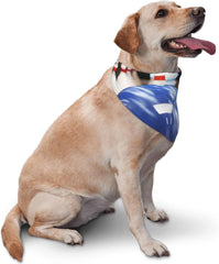 Bowling Dog Bandana Pet Scarf Accessories for Small Medium Dogs Cats Photo Prop, Triangle Pet Bandanas Adjustable Puppy Bib Washable Dog Kerchief Puppy Neckerchief