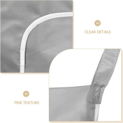 Hanging Laundry Hamper Bag with Zipper for Easy Access Breathable Mesh Material for Dry Clothes Over-the-door Organizer for Dirty Clothes Toys and Blankets Storage