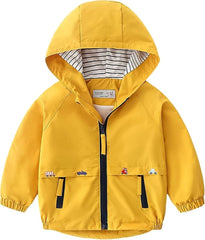 Toddlers Windbreaker Jacket Little Boys Hooded Coat Spring lightweight windproof jackes for toddler baby Casual Outerwear