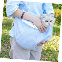 Cat Shoulder Carrier Bag Travel Sling for Cats Dogs Breathable Pet Backpack Space for Comfort for Outdoor Adventures