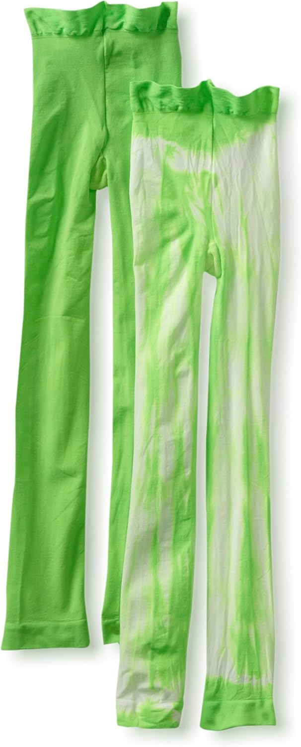 Jefferies Socks Girls 2-6X Neon Capri 2 Pair Pack Tights