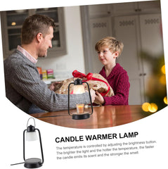 Cabilock Silent Electric Candle Warmer Marble Lamp Heat Warmer Ideal for Jar Candles Home Decor