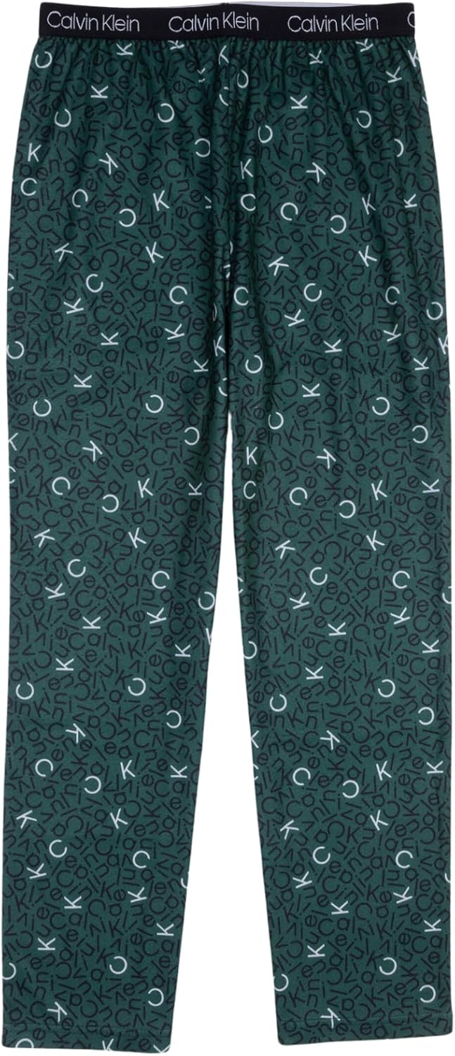 Calvin Klein Boys' Super-Soft Micro-Brushed Fabric Pajama Set Pj