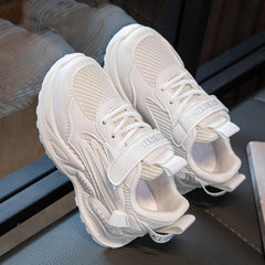 IWIHMIV Boys Athletic Shoes Girls Casual Breathable Lightweight Walking Shoes Comfortable Tennis Sneakers for Kids