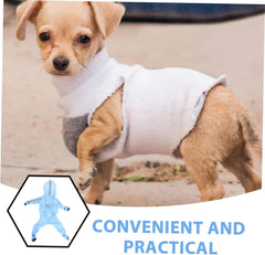 Hooded Dog Raincoat with Reflective Design Lightweight Poncho for Dogs Easy to Put and Off for Rainy Days and Outdoor Adventures Blue