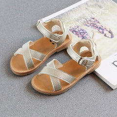 Toddler Sandals Girl Fashion Summer Children Kids Girl Boy Outdoor Soft Sandals Slippers Shoes (White, 11.5 Little Kids)