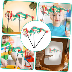 Handmade Chinese Shadow Toy Traditional Shadow Puppets for Boys and Girls for Family and Early Education Unique Chinese Cultural Design Random Style