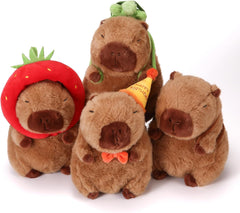 Cute Capybara Plush Pillows Kawaii Soft Capybara Stuffed Animals Capybara Plushie Birthday for Kids(9in)