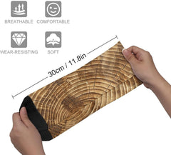 11.8 Inch Ankle Socks Wood Grain Texture Socks for Women Men Low Cut Thin Sock Soft Moisture-Wicking Sock for Running Sports