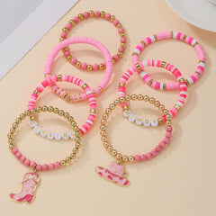 Boho Western Stackable Beaded Stretch Bracelets for Women Summer Beach Jewelry
