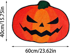 2025 Halloween Pumpkin Bath Mat, Cute Pumpkin Shape Bath Mat, Halloween & Fall Non-Slip Shower Rug, Non-Slip Pumpkins Shape Shower Mat for Bathroom, Kitchen, Porch & Home Decor (C)