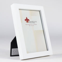 Lawrence Frames 5x5 White Wood Picture Frame - Gallery Collection (755855)