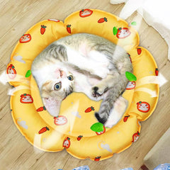 Dog Cooling Mat - Outdoor Cool Pet Pad | Portable Cool Puppy Pad | Non-Slip Waterproof Washable Animal Cat Dog Cooling Gel Mat for Outdoor Bed Sofa