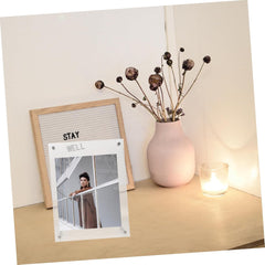 Acrylic Photo Frame Display Holder Versatile Certificate and Business License Frame for Desktop Decor Award Holder and Picture Frame Decor Home Office and Business Use