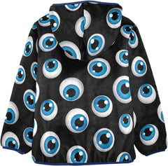 Cartoon Big Eyes Toddler Boys Winter Coat Thick Snow Jacket for Boy 3T