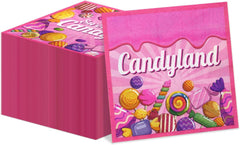 100Pcs Hockey Napkins for Hockey Party Supplies - 13 x 13 Inches Ice Hockey Napkins, Hockey Party Favor Napkins for Kids Boys Fans Sports Hockey Party Decorations