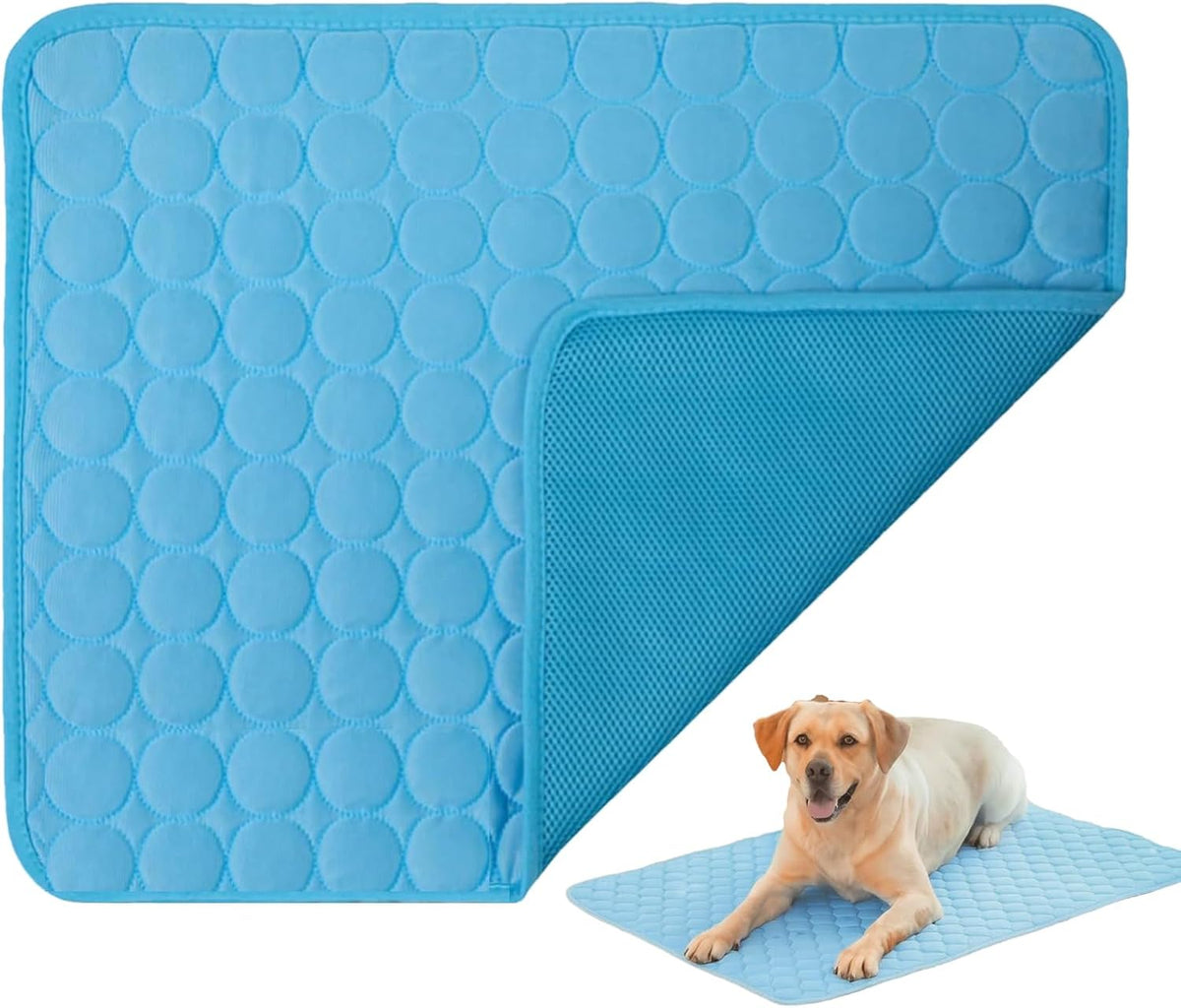 Dog Cooling Mat - Cat Cold Mat | Waterproof Washable Dog Bed | Summer Backyard Garden Hotel Car Travel Family Picnic Veterinary Recovery Pet Care Outdoor Indoor Animal Support Supply