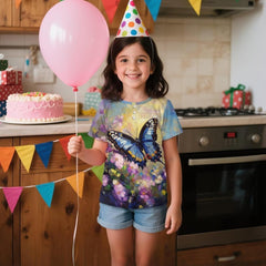 DISNIMO Toddler Short Sleeve Summer Tee Shirts Girls Button Down Henley T-Shirts