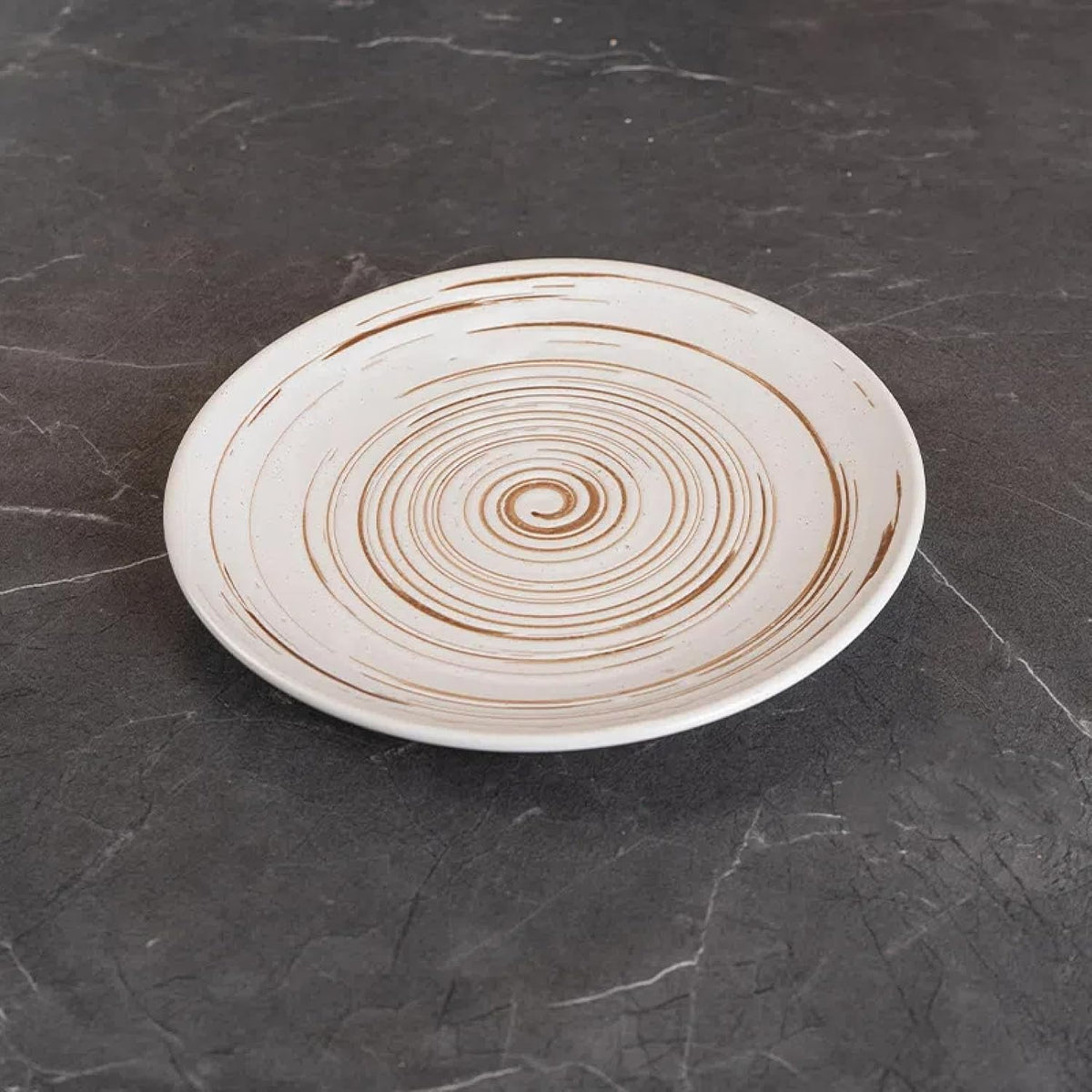 Ceramic Western Dinner Plate, Flat Plate, Commercial Household Vintage Round Plate, Western Steak Plate, Breakfast Salad