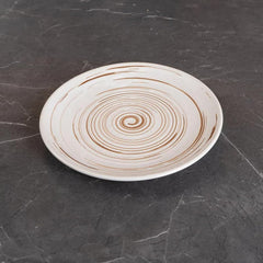 Ceramic Western Dinner Plate, Flat Plate, Commercial Household Vintage Round Plate, Western Steak Plate, Breakfast Salad