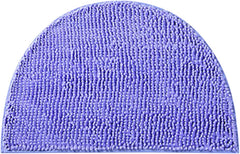 Half Round Bathroom Rugs Half Circle Bath Mat Soft Microfiber Chenille Bath Mats for Bathroom Kitchen Non-Slip Floor Carpet Mats Super Absorbent Quick Drying Bathtub Sink Shower Shaggy Mat