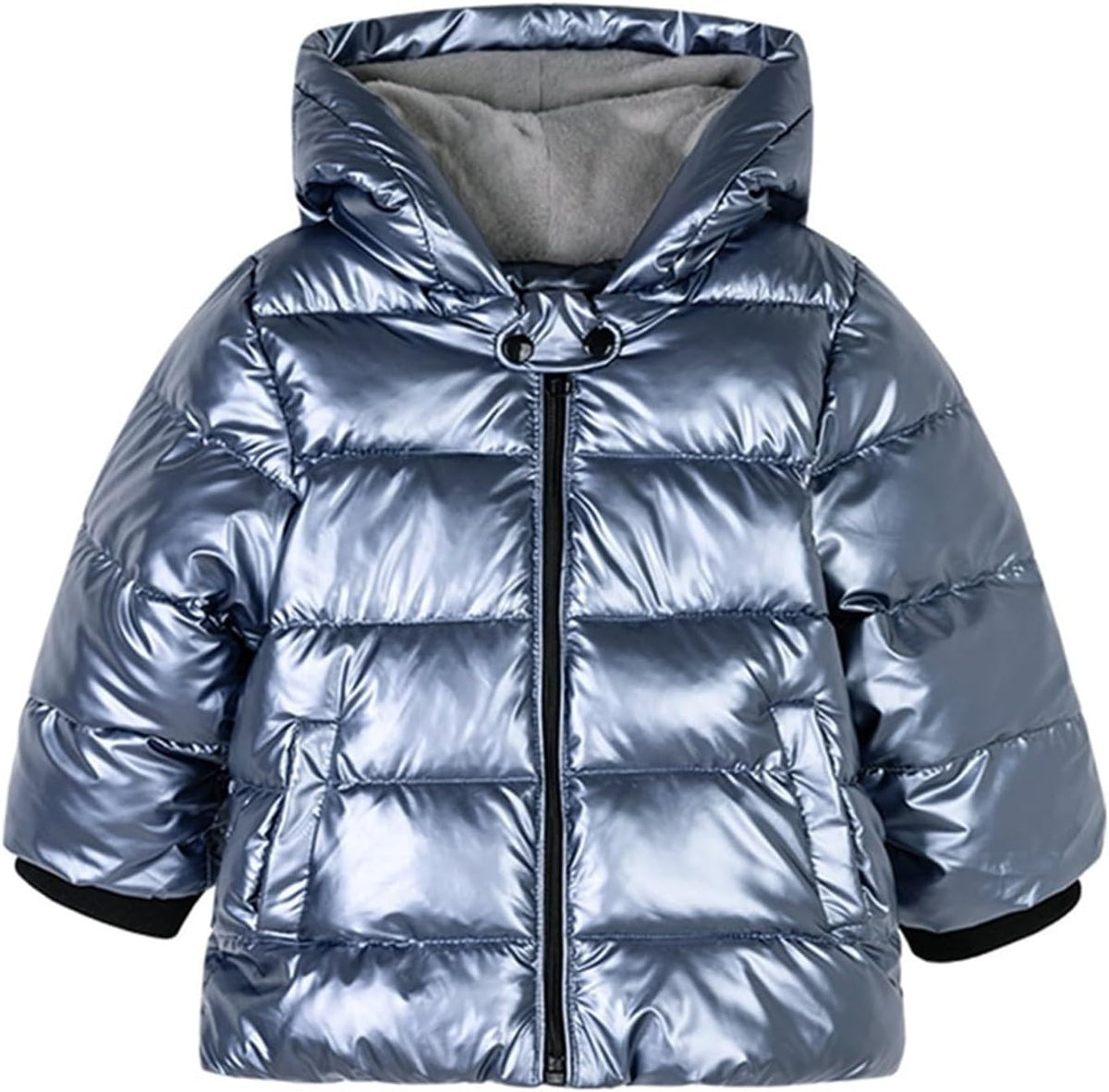 Kids Winter Coat with Hood Girls Boys 3D Dinosaur Hooded Puffer Jacket Waterproof Warm Outerwear with Pockets 1-8 Years
