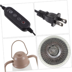 Happyyami Dimmable Candle Warmer Lamp with Timer Electric Wax Melt Warmer for Jar Candles Creates Cozy Ambiance for Bedroom Living