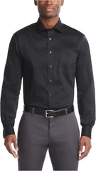 Van Heusen Men's Dress Shirt Regular Fit Ultra Wrinkle Free Flex Collar Stretch Solid