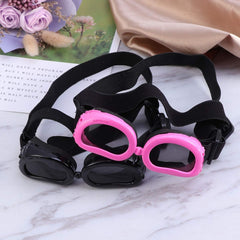 Dog Sunglasses for Pets Uv with Strap Stylish Eye Wear for Dogs and Cats Black