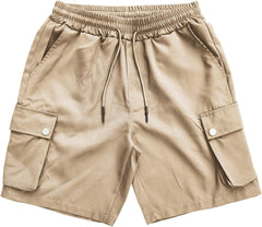 Men S Cargo Pants Casual Jogging Pants Men S Elastic Waist Drawstring Loose Fit Multiple Pockets Men Cargo Pants