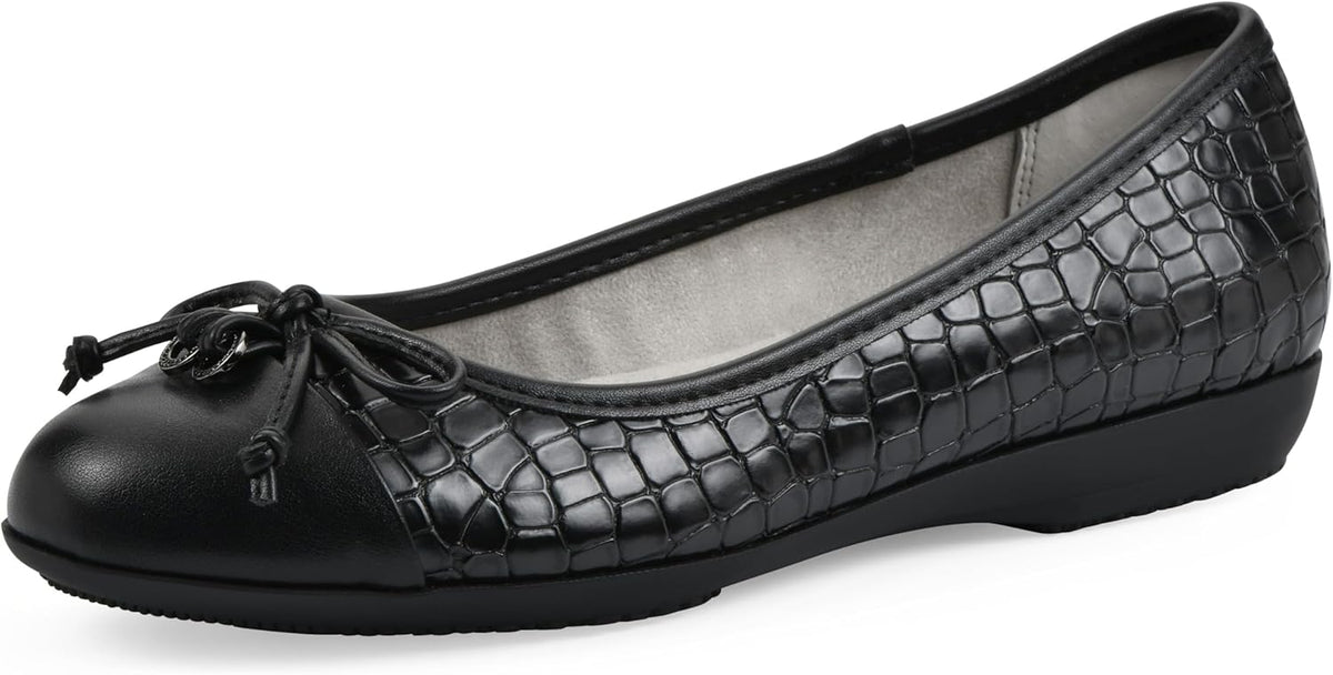 CLIFFS BY WHITE MOUNTAIN Women's Careen Cushioned Ballet Flat