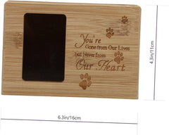 DECHOUS Pet Wooden Cremation Urn for Cats Dogs Cinerary Box for Pet Ashes Memorial Keepsake Storage for Animals