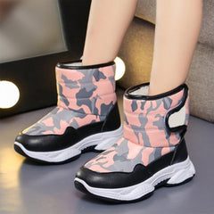 Boys Toddler Snow Boots Waterproof Resistant Outdoor Winter Shoes Toddler Cam𝐨 Boots For Girls (Little Kid/Big Kids)
