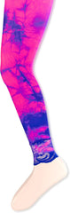 Jefferies Socks Girls 7-16 Lace Tie Dye Footless Tights