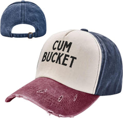 Men and Women 100% Washed Cotton Baseball Hat Adjustable Cum Bucket Dad Hat Classic Trucker Cap
