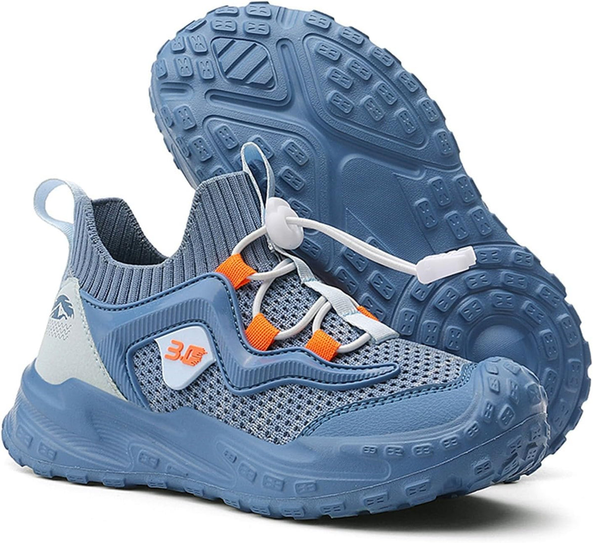 Boys Girls Sneakers Kids Shoes,Lightweight Breathable Strap Athletic Running Shoes Casual Fashion Footwear