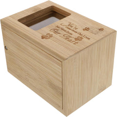 Alasum Decorative Urns Decorative Urns Doggie Pet Memorial Keepsake Urns Wooden Pet Cremation Urn Pet Cinerary Casket for Pet Cats Dogs Funeral Decorative Urns Doggie Doggie