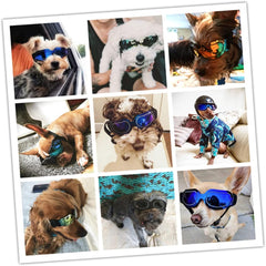 2pcs Pet Sunglasses for Dogs Colorful Dog for Uv and Fun Dress-up Lightweight and