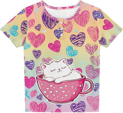 Kids Clothes Girls 2-16 Years Kawaii Crop Tops for Girls