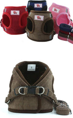 Pet Harness and Leash, Dog Vest Harness with Reflective Adjustable Neck and Chest Strap Breathable for Puppy Small Medium Dog (S, Red)