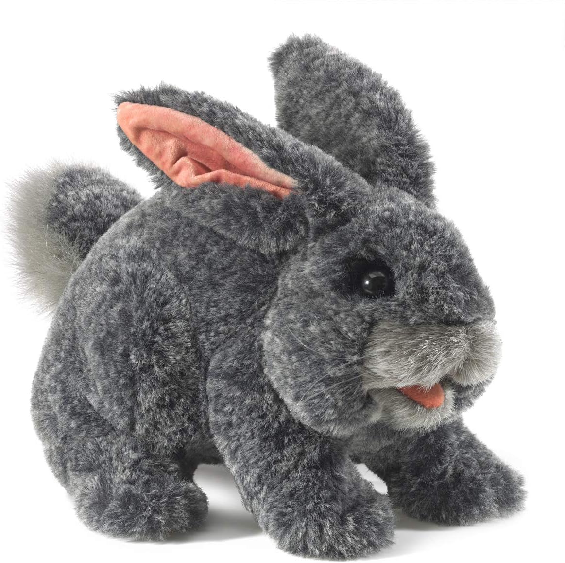 Folkmanis Gray Bunny Rabbit Hand Puppet, 1 ea