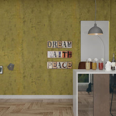 Gold Wallpaper Peel and Stick 15.7"x118" Vinyl Vintage Metallic Gold Contact Paper Matte Textured Self Adhesive Waterproof Removable Metallic Look Wall Paper for Countertop Cabinet Furniture