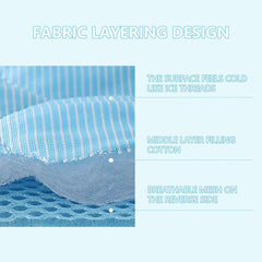 Dog Cooling Mat for Summer - Self Cooling Pad for Cats & Dogs Portable, Washable Pet Ice Mat - Cooling Bed Mat for Indoor/Outdoor Use,Stays Cool Without Electricity (Grey)