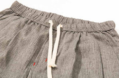 Spring Hawaii Beach Summer Mens Solid Shorts Leisure Multi Pocket Vacation Casual High Waist Open Back Pocket